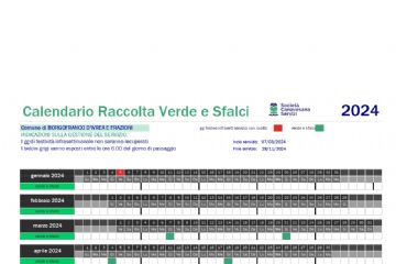 Calendario Raccolta Rifiuti Verde e Sfalci