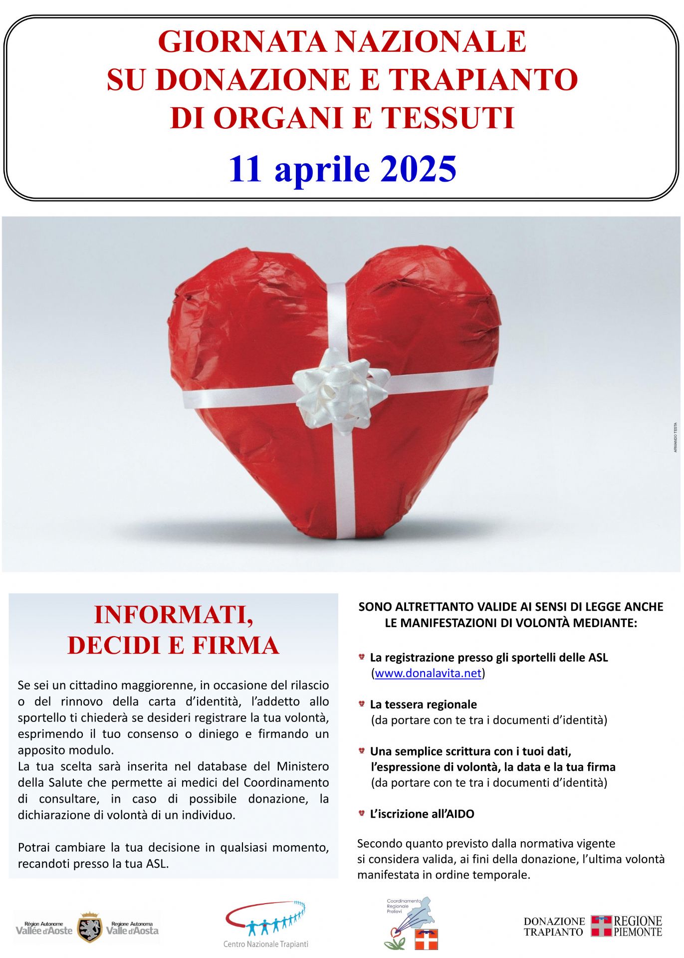 giornata nazionale donazione